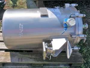 Druckbehälter 120 Liter aus V4A einwandig, gebraucht