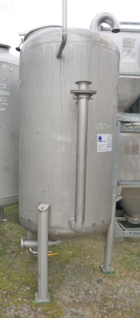 Behälter 1.350 Liter aus V4A einwandig, gebraucht