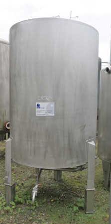 Behälter 1.800 Liter aus V2A einwandig, gebraucht