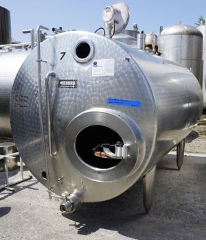 Behälter 6.000 Liter aus V2A, isoliert, gebraucht