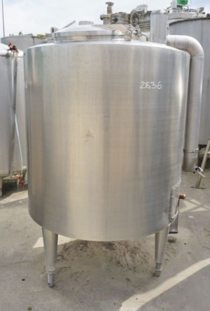 Behälter 600 Liter aus V2A isoliert, gebraucht