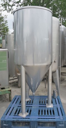 Behälter 500 Liter aus V2A einwandig, gebraucht
Bauform: stehend