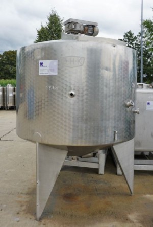 Behälter 1.500 Liter aus V2A isoliert, gebraucht