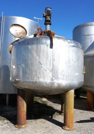 Behälter 6.000 Liter aus V2A, einwandig, gebraucht