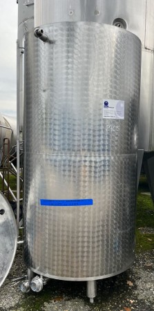 Behälter 1.400 Liter aus V2A isoliert, gebraucht