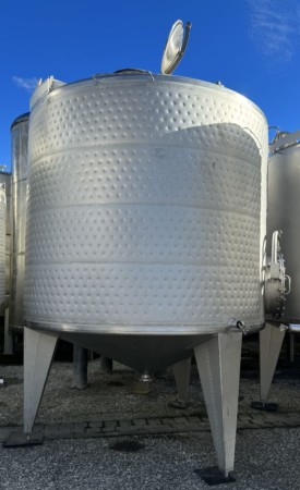 Behälter 10.000 Liter aus V4A, temperierbar, gebraucht