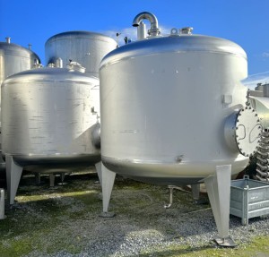 Behälter 10.000 Liter aus V4A, einwandig, gebraucht