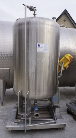 Behälter 1.000 Liter ais V2A, einwandig, gebraucht