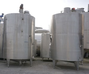 Behälter 7.000 Liter aus V2A isoliert, temperierbar, gebraucht