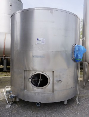 Behälter 7.000 Liter aus V2A, isoliert, gebraucht