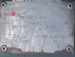 Rührwerk 3,5 / 14 kW, gebraucht