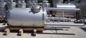 Behälter 1.200 Liter aus V2A, einwandig, gebraucht