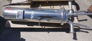 Filter 35 Liter aus V4A, gebraucht