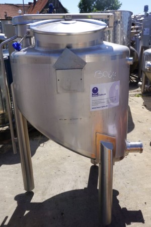 Behälter 260 Liter aus V2A, einwandig, gebraucht