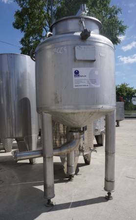 Behälter 290 Liter aus V2A, einwandig, gebraucht
