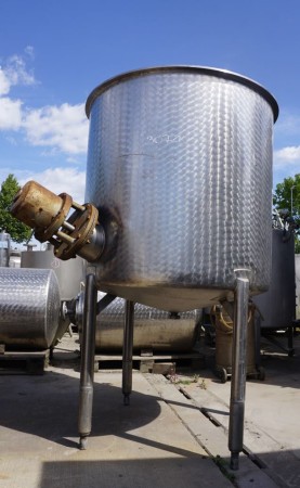 Behälter 800 Liter aus V2A, einwandig, gebraucht