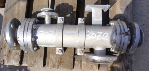 Rohrbündelwärmetauscher 2,5 Liter V2A, gebraucht
