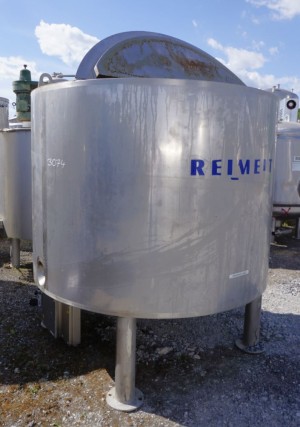 Behälter 2.500 Liter aus V2A, heizbar, isoliert, gebraucht