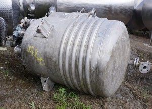 Druckbehälter 1.600 Liter aus V4A temperierbar, gebraucht