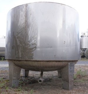 Behälter 2.500 Liter aus V2A, doppelwandig, gebraucht