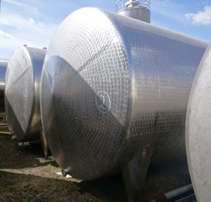 Behälter 16.000 Liter aus V2A, isoliert, gebraucht