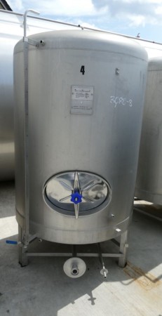 Druckbehälter 1.210 Liter aus V2A, einwandig, gebraucht
