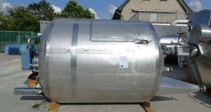 Behälter 5.500 Liter aus V2A isoliert, gebraucht