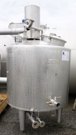 Behälter 700 Liter aus V2A isoliert, gebraucht