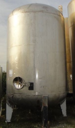 Behälter 16.000 Liter aus V2A, gebraucht, einwandig