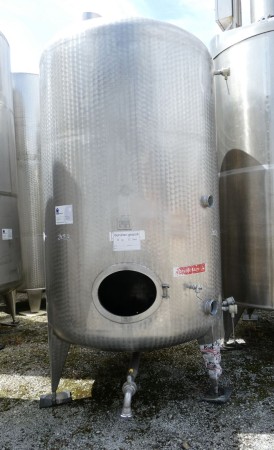 Behälter 6.220 Liter aus V2A, einwandig, gebraucht (ehem. Drucktank)