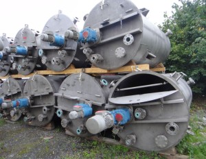 Behälter 4.350 Liter aus V4A, gebraucht, einwandig
