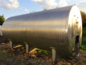 Behälter 10.000 Liter aus V2A, einwandig