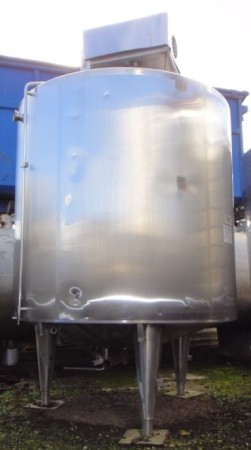 Behälter 5.000 Liter aus V2A, isoliert, gebraucht