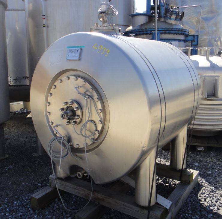 Druckbehälter 1.220 Liter aus V4A, gebraucht, isoliert, temperierbar