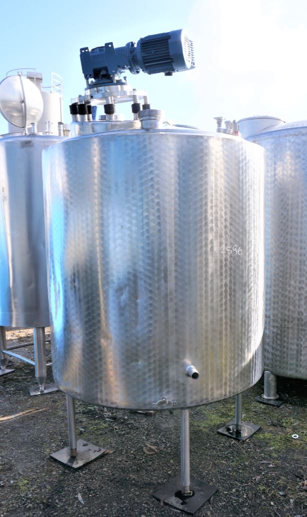 Behälter 1.500 Liter aus V4A isoliert, temperierbar, gebraucht